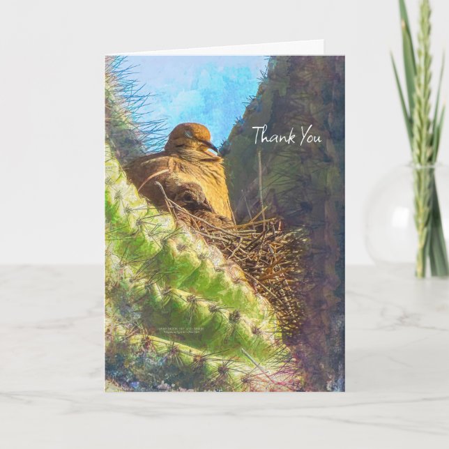 Golden Orange California Poppy "Land Of Orange" Card (Front)