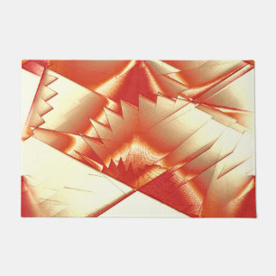 Golden orange to beige, extreme rough digitalised doormat