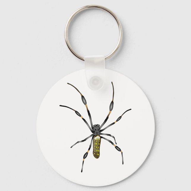 Golden Orb Spider Key Ring (Front)