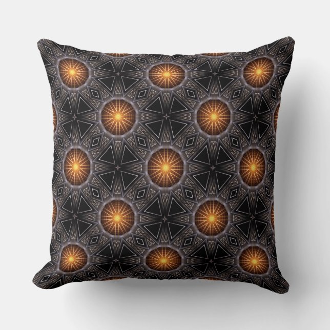 Golden Orb Tower 00120150507220114 Throw Pillow (Front)