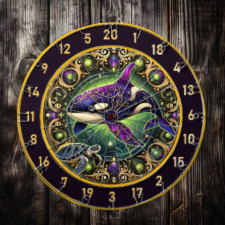 Golden Orca Turtle Lodge Wall Art Dartboard