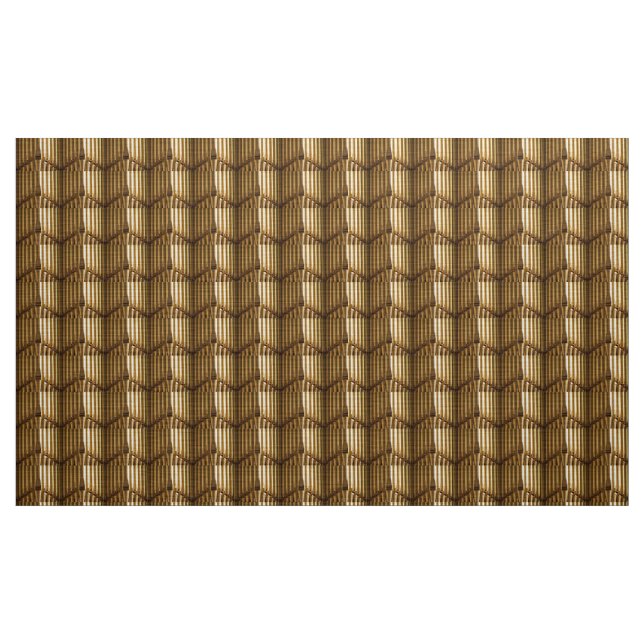 Golden organ pipes fabric (Yard)