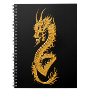 Golden oriental dragon 02 var notebook