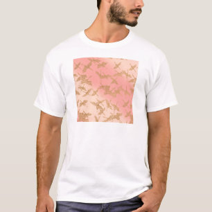 Golden Origami Crane T-Shirt