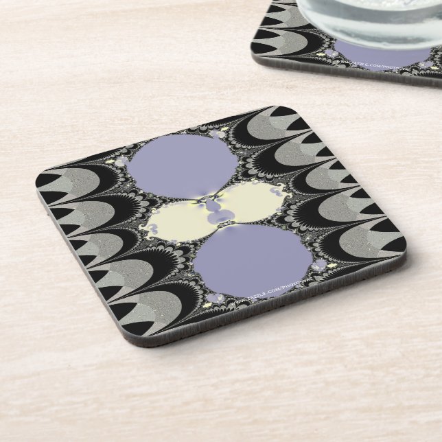 Golden Ornament Coaster (Left Side)