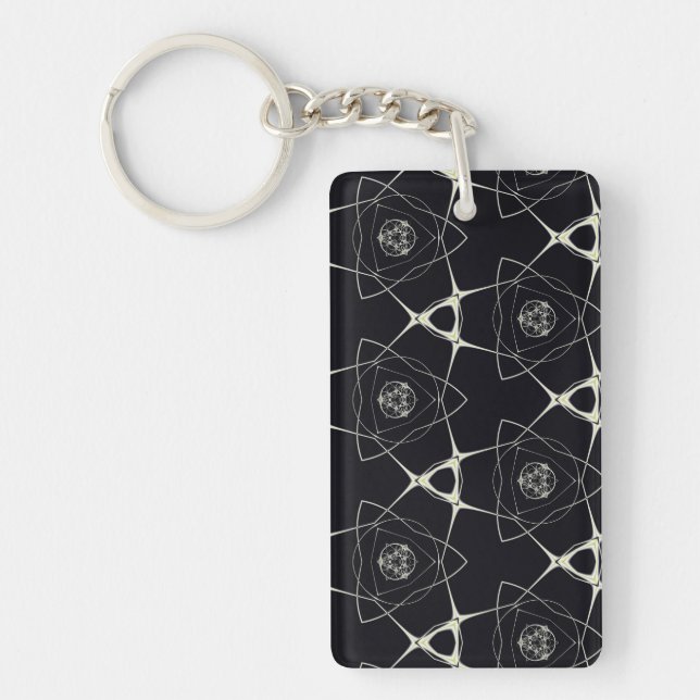 Golden Ornament Key Ring (Front)