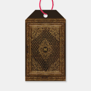 Golden Ornamental w/out your Monogram Gift Tags