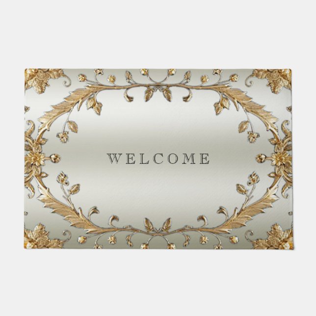 Golden Ornate Doormat (Front)