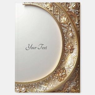 Golden Ornate Frame Magnet
