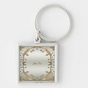 Golden Ornate Keychain