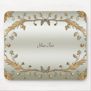 Golden Ornate Mousepad