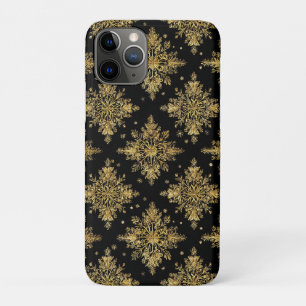 Golden Ornate Snowflake Pattern Case-Mate iPhone Case