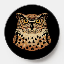 Golden Owl for Halloween, Thanksgiving, Autumn