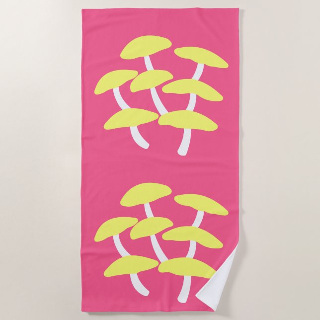 Golden Oyster Beach Towel (Front)