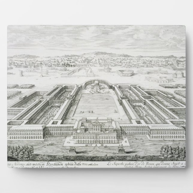 Golden Palace of the Emperor Nero (AD 54-68), Rome Plaque (Front)