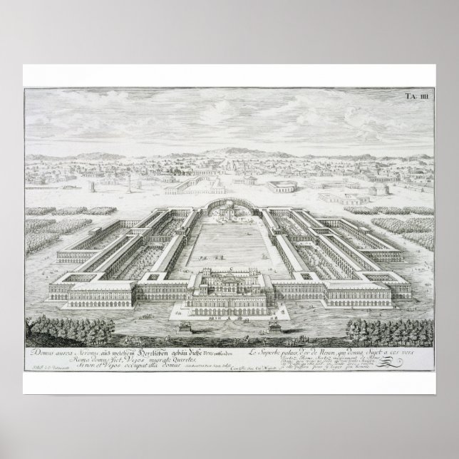 Golden Palace of the Emperor Nero (AD 54-68), Rome Poster (Front)