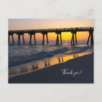 Golden Panama City Beach Sunset Reflection Thank U