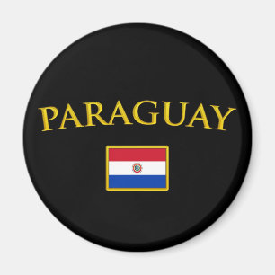 Golden Paraguay Magnet