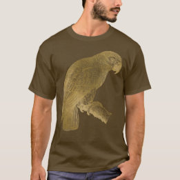 Golden Parrot Lovely Design T-Shirt