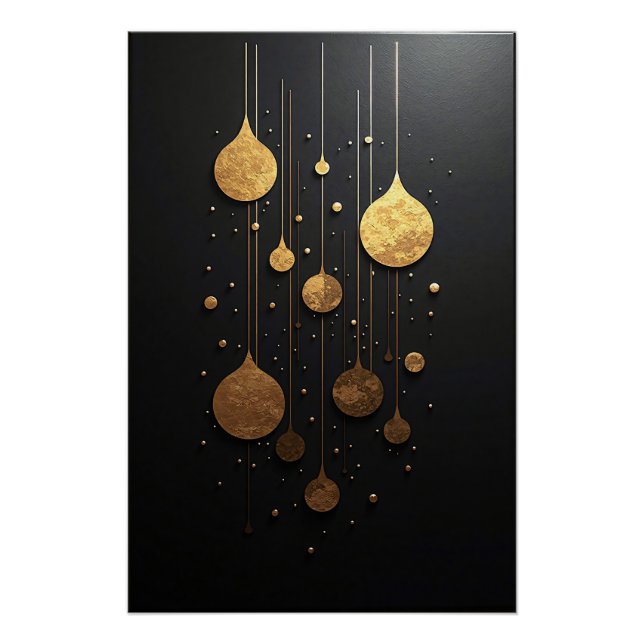 Golden Particles Dance Poster (Front)