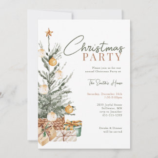 Golden Party Invitation
