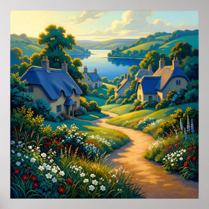 Golden Path to Blue Water Poster
