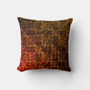 Golden pattern cushion