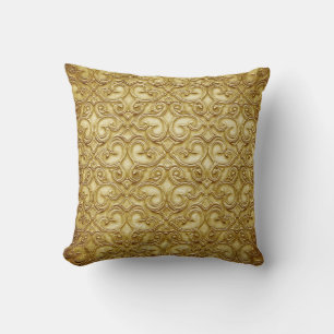 Golden pattern cushion