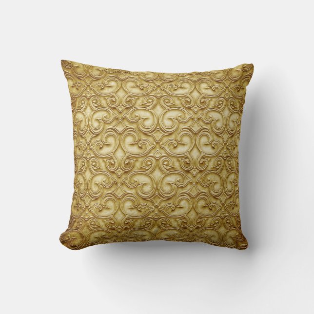 Golden pattern cushion (Front)