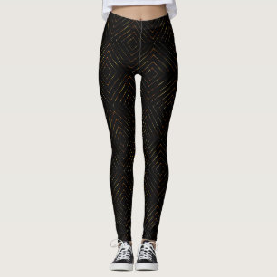 Golden Pattern Leggings