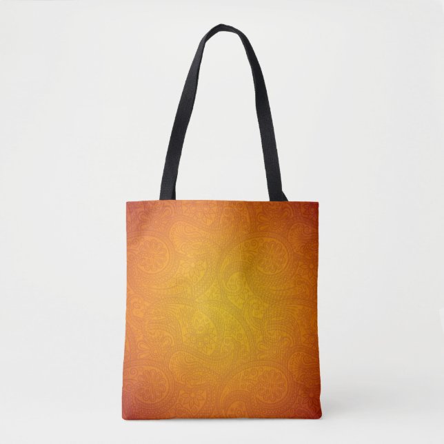 Golden pattern tote bag (Front)