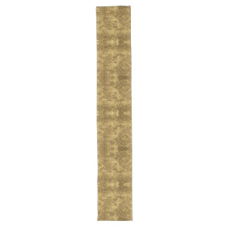 Golden Patterns AI art Long Table Runner
