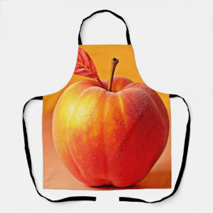 Golden Peach Perfection Design Apron