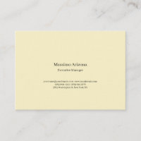 Golden Pearl Plain Professional Modern Minimalist