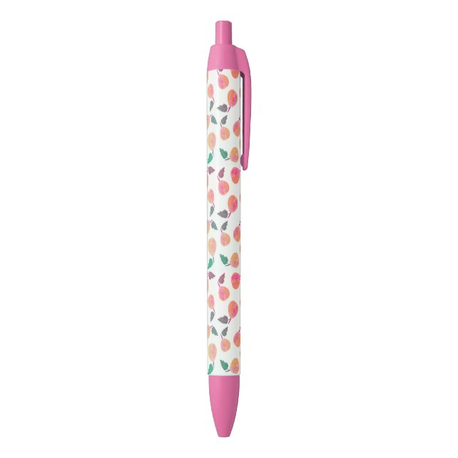 Golden Pears Collection Pink Black Ink Pen (Bottom (Vertical))