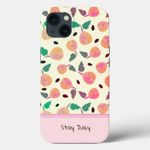 Golden Pears Collection Pink iPhone 13 Case
