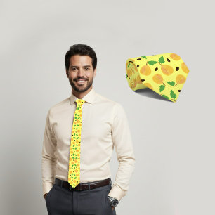 Golden Pears Collection Yellow Bright Tie