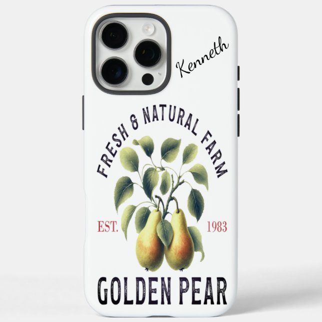 Golden pears from a natural farm Case-Mate iPhone case (Back)