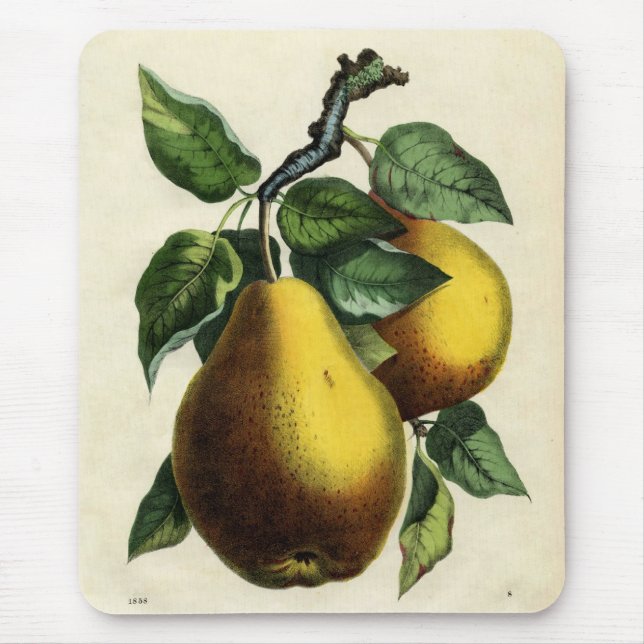 Golden Pears Mouse Pad (Front)