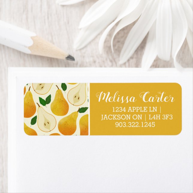 Golden Pears Pattern (Insitu)