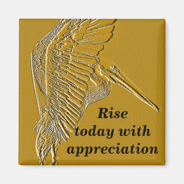 Golden Pelicans_ Magnet (Front)