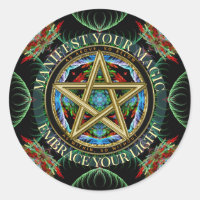 Golden Pentacle Magick Fractals