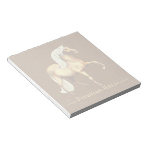 Golden Peruvian Horse Notepad