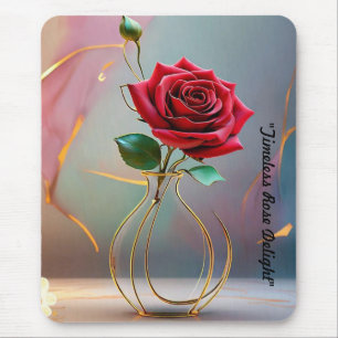 "Golden Petal" Mouse Pad