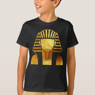 Golden Pharaoh's Legacy: Egyptian Mask T-Shirt