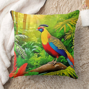 Golden Pheasant Bright Design Cushion