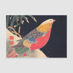 Golden Pheasant in the Snow by Ito Jakuchu Tissue Paper