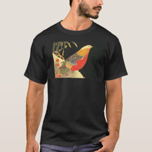 Golden Pheasant In The Snow Ito Jakuchu Vintage T-Shirt