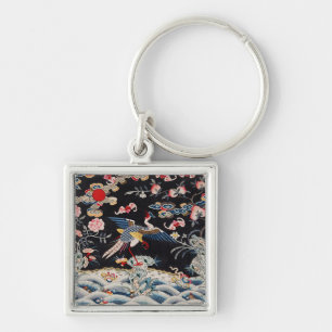 Golden Pheasant & Quing Dynasty /imperial China Key Ring