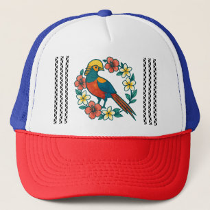 golden pheasant trucker hat